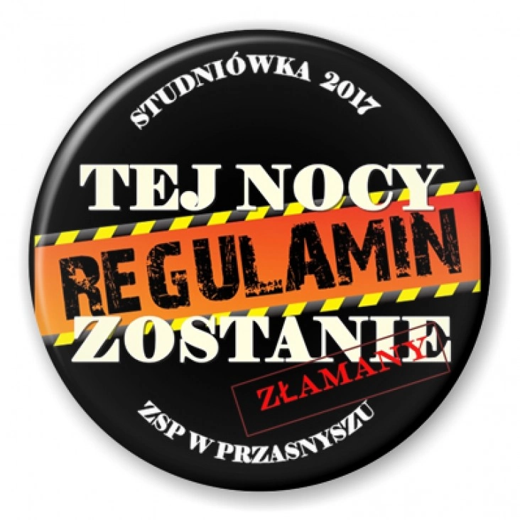 przypinka Studniówka 2017