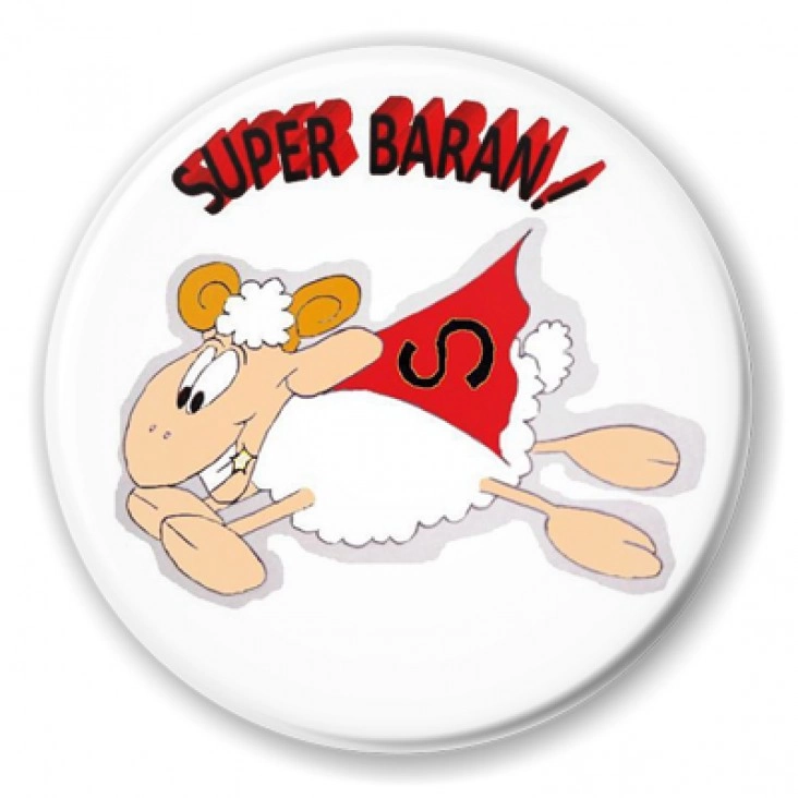 przypinka Super Baran
