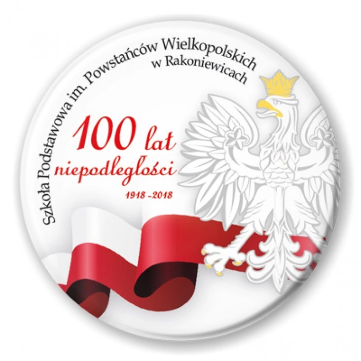 przypinka Szkoła Podstawowa w Rakoniewicach