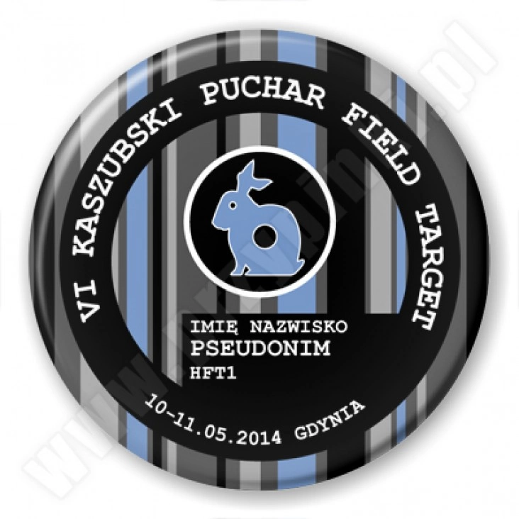 przypinka VI Kaszubski Puchar Field Target