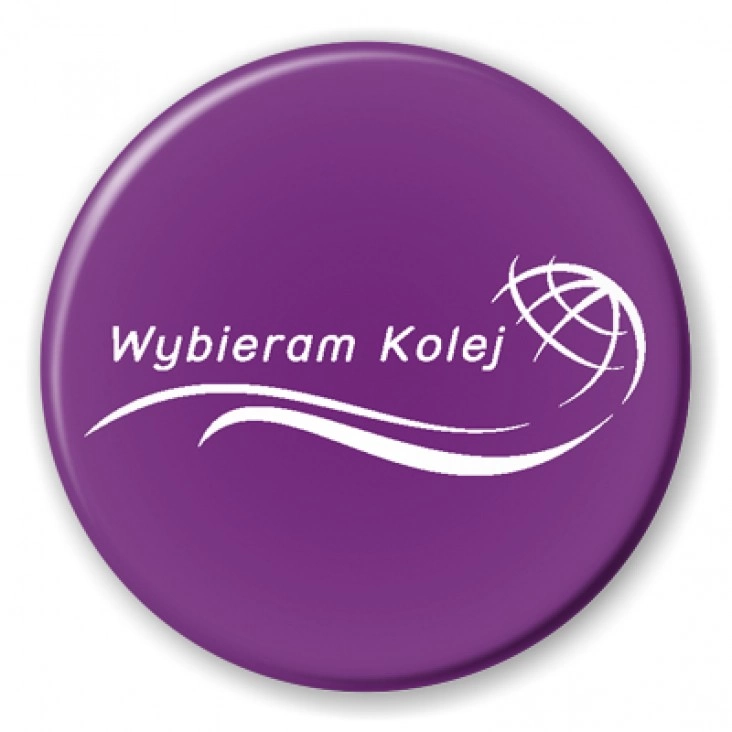 przypinka Wybieram kolej A