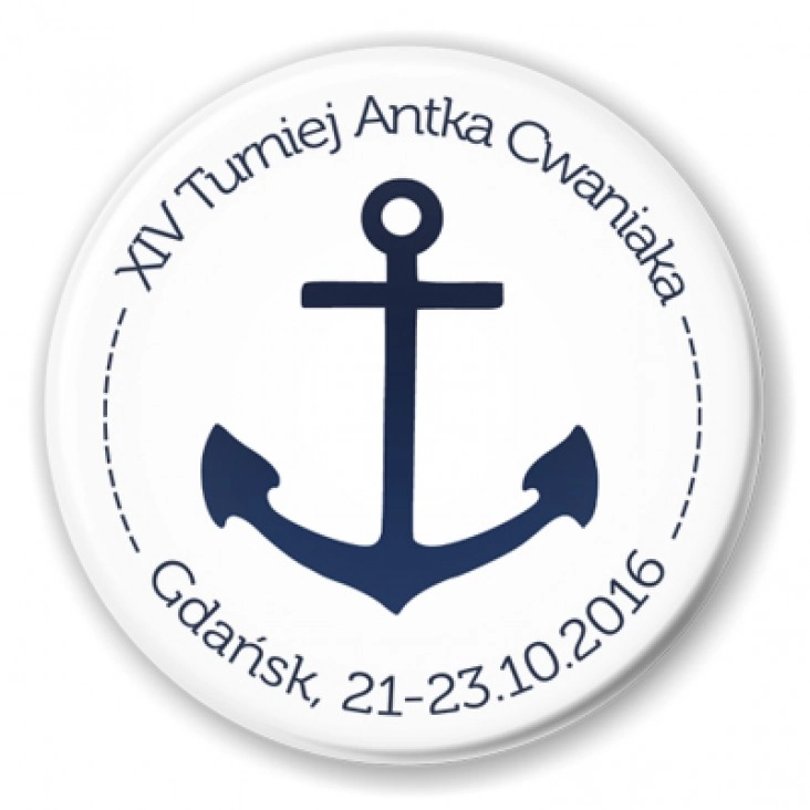 przypinka XIV Turniej Antka Cwaniaka