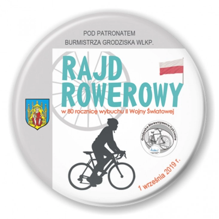 przypinka XIX Rajd Rowerowy