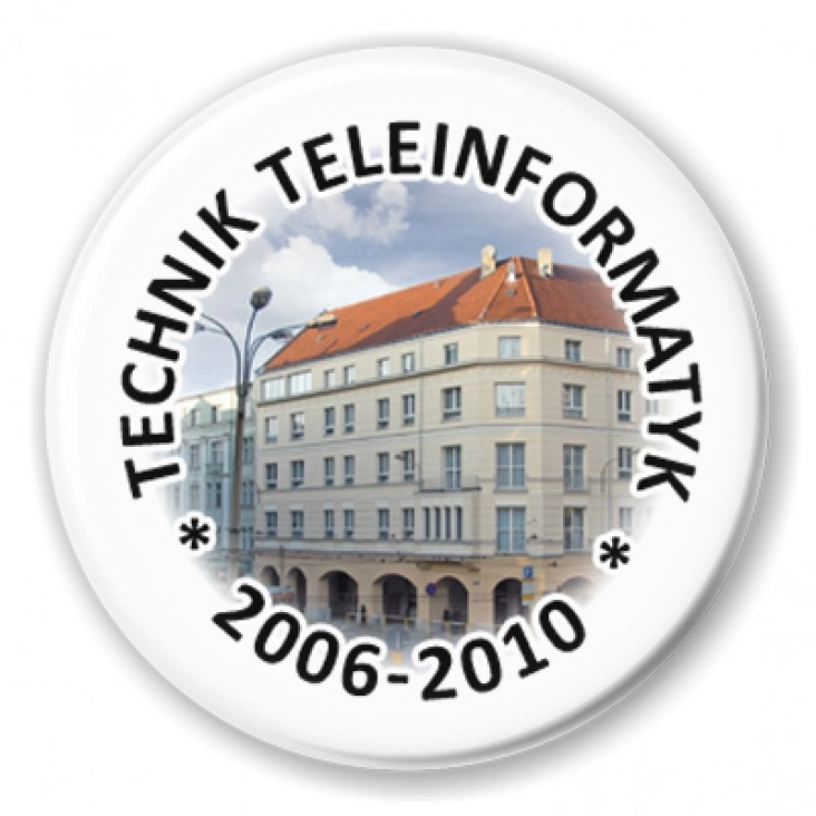 przypinka ZSK Technik Teleinformatyk