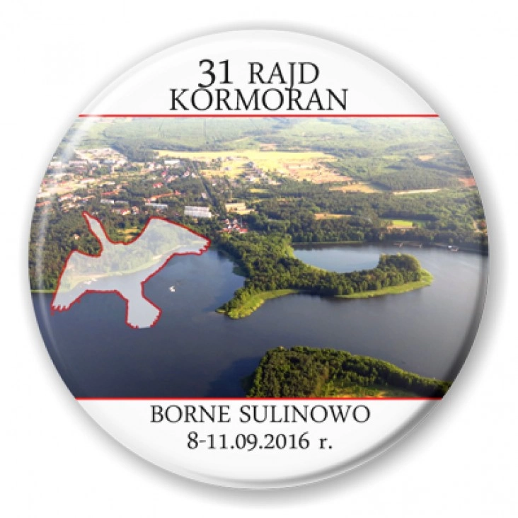 przypinka 31 Rajd Kormoran