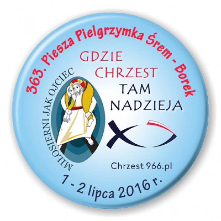 przypinka 363. Piesza Pielgrzymka