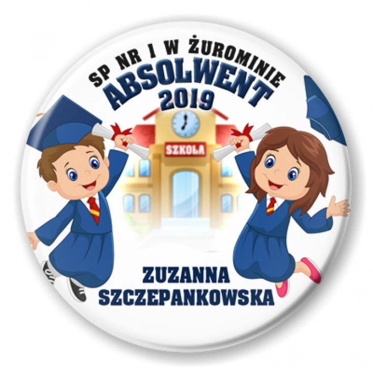 przypinka Absolwent 2019