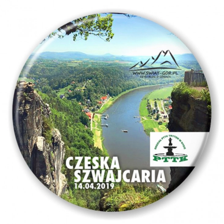 przypinka Czeska Szwajcaria