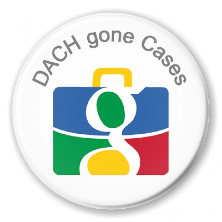 przypinka DACH gone Cases