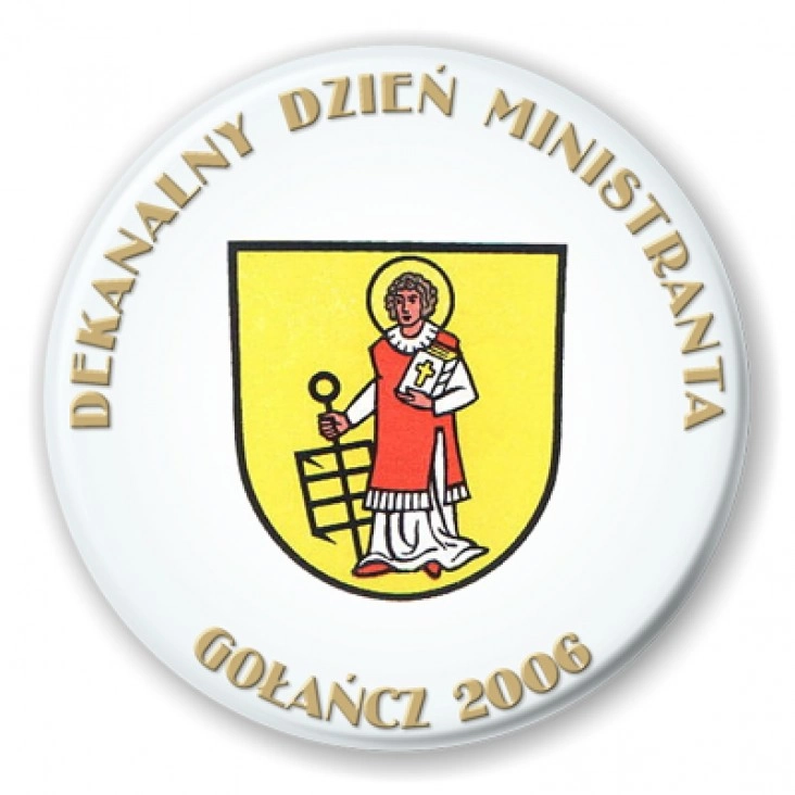 przypinka Dekanalny Dzień Ministranta - Gołańcz 2006