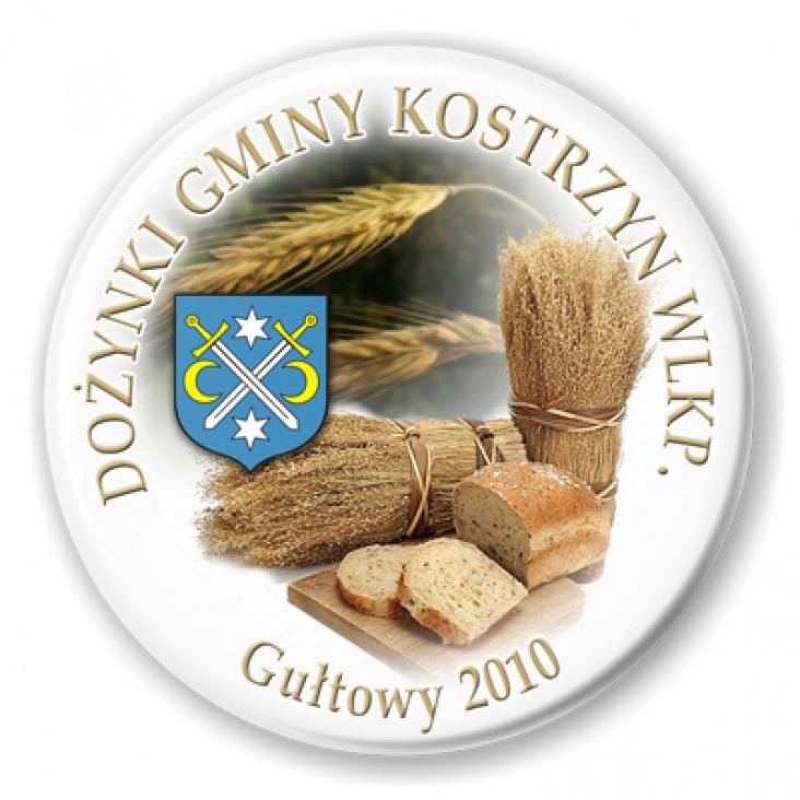 przypinka Dożynki Gminy Kostrzyn Wlkp. - 2010