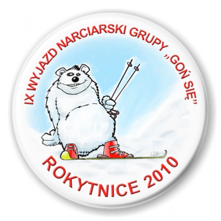 przypinka Goń się - Rokytnice 2010