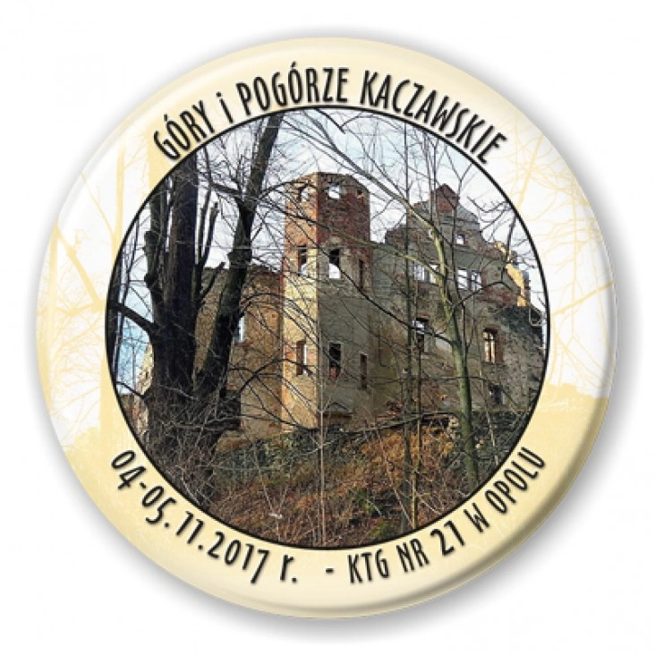 przypinka Góry i Pogórze Kaczawskie