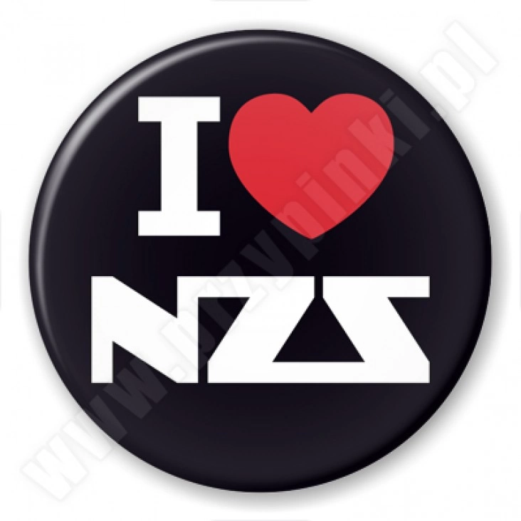 przypinka I love NZS Katowice