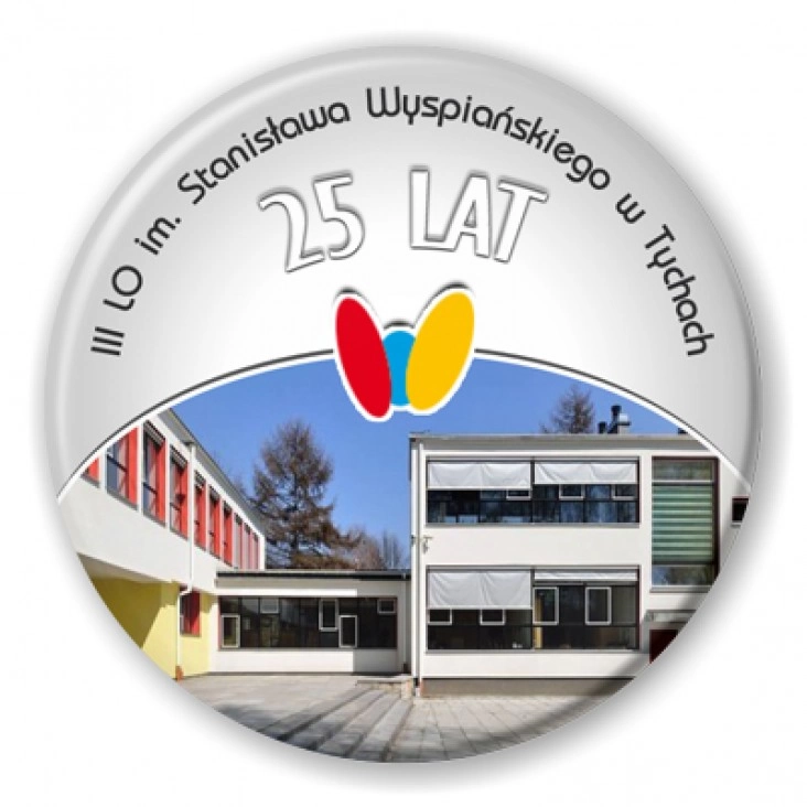przypinka III LO Tychy