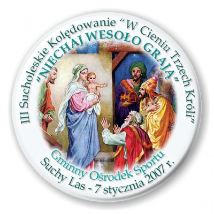 przypinka III Sucholeskie Kolędowanie