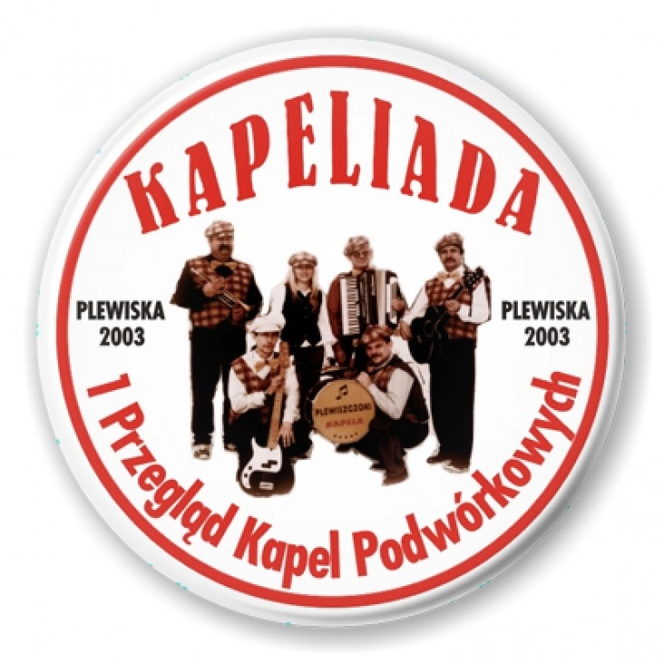 przypinka Kapeliada - 1 Przegląd Kapel Podwórkowych