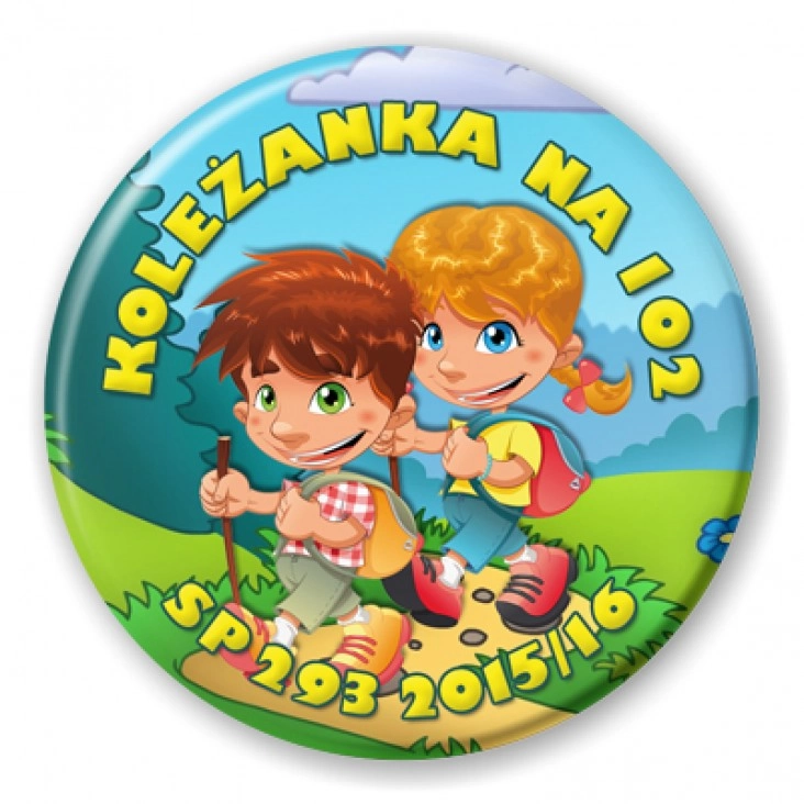 przypinka Koleżanka na 102 - SP 293