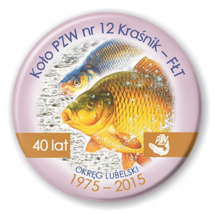 przypinka Koło PZW Nr 12 Kraśnik - FŁT