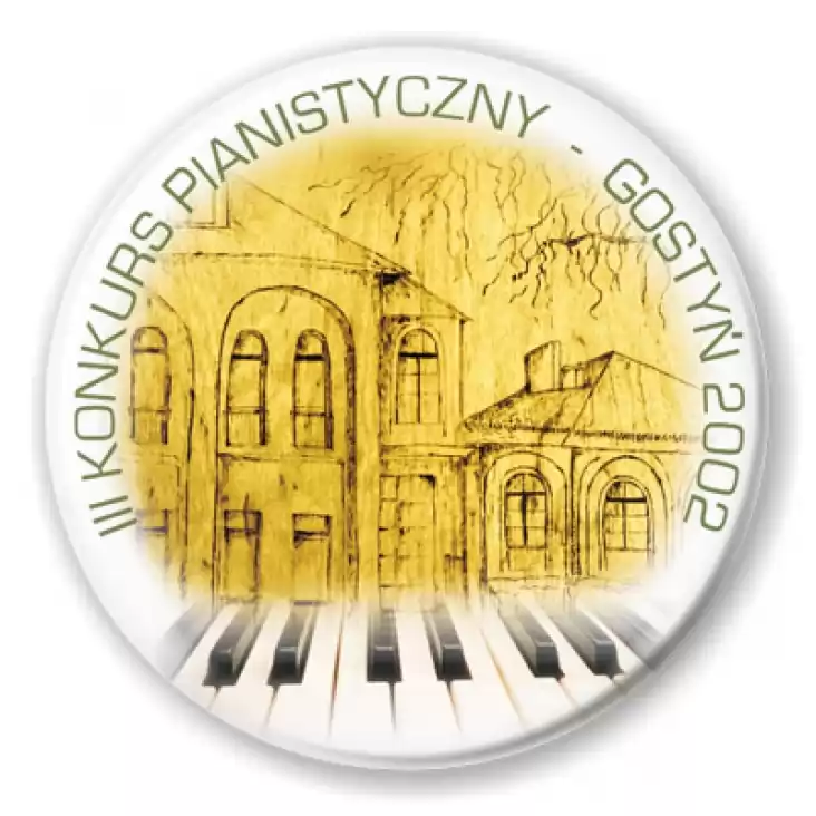 przypinka Konkurs Pianistyczny Gostyń 2002