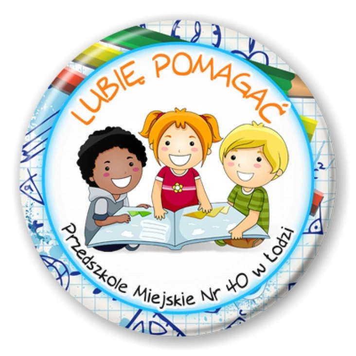 przypinka Lubię pomagać
