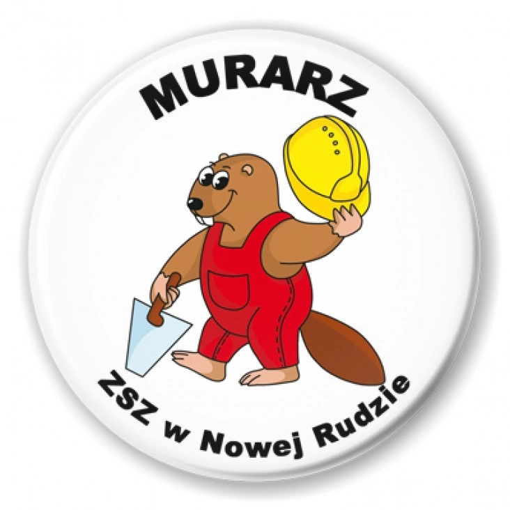 przypinka Murarz