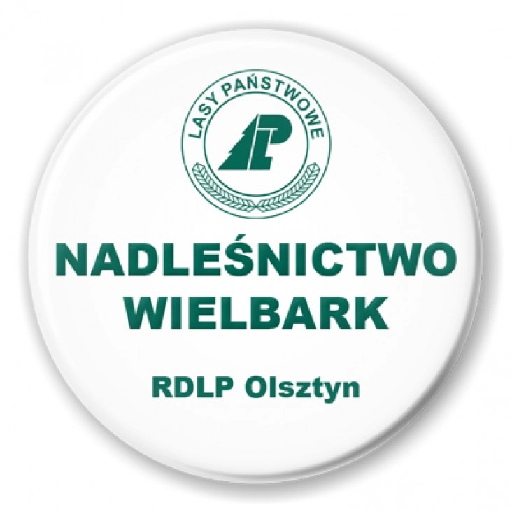 przypinka Nadleśnictwo Wielbark