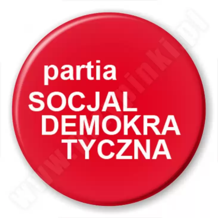 przypinka Partia socjaldemokratyczna