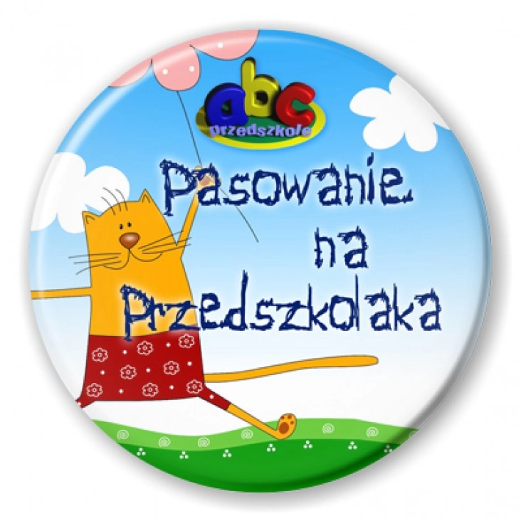 przypinka Pasowanie na przedszkolaka 2012