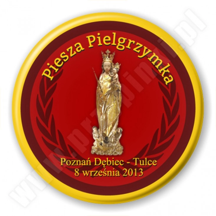 przypinka Piesza Pielgrzymka 2013