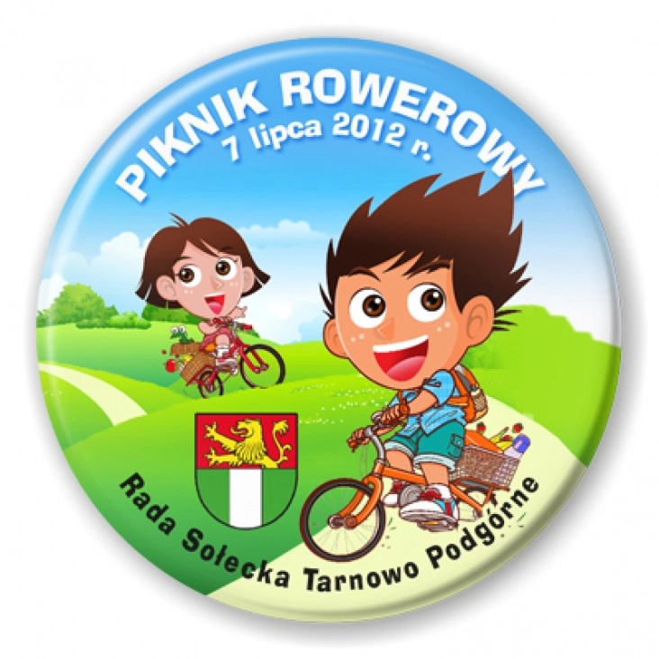 przypinka Piknik Rowerowy - Tarnowo Podgórne