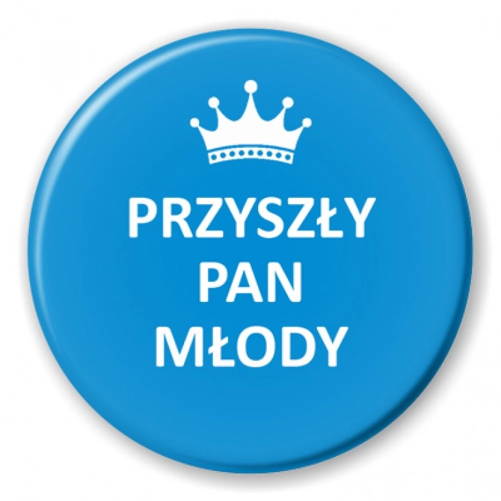 przypinka Przyszły Pan Młody
