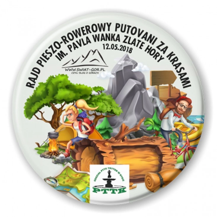 przypinka Putovani za Krasami
