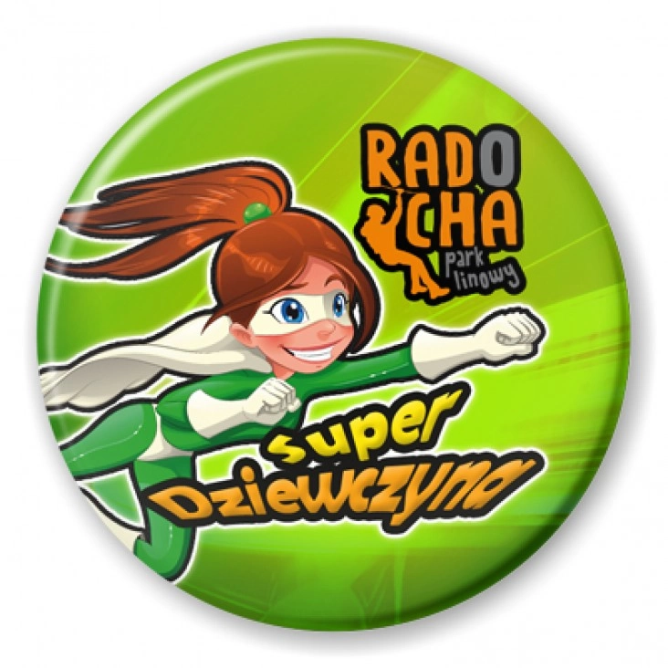 przypinka Radocha - Super Dziewczyna