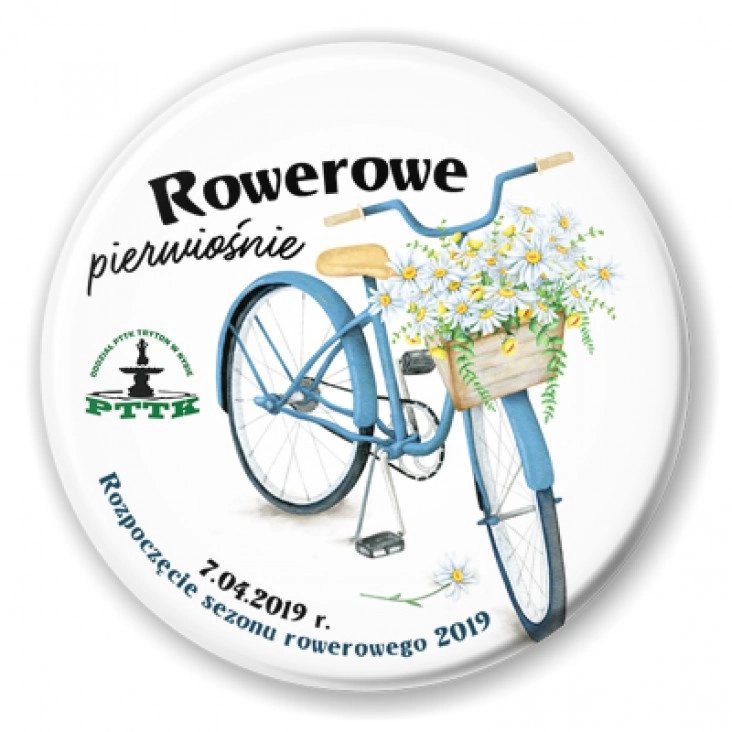 przypinka Rowerowe Pierwiośnie