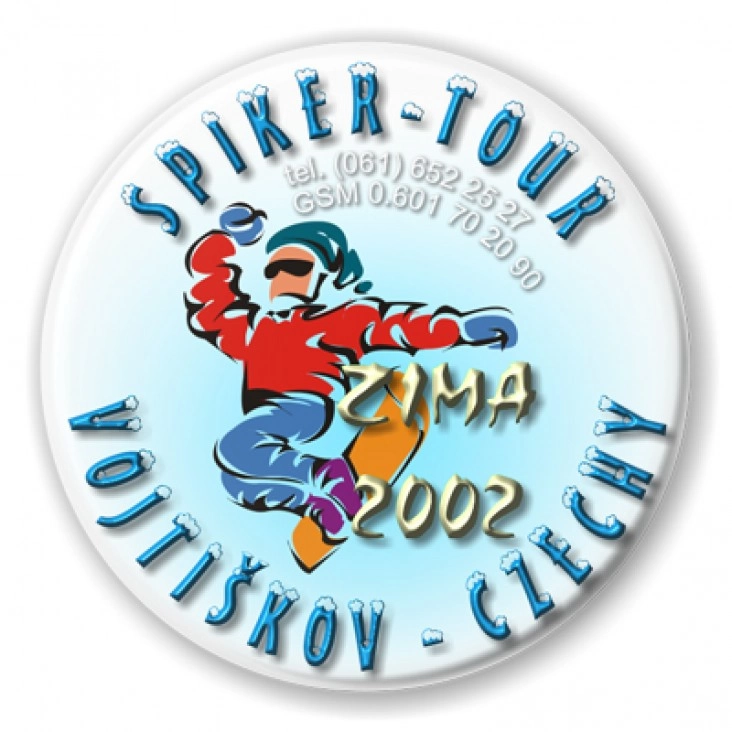 przypinka Spiker-Tour Czechy