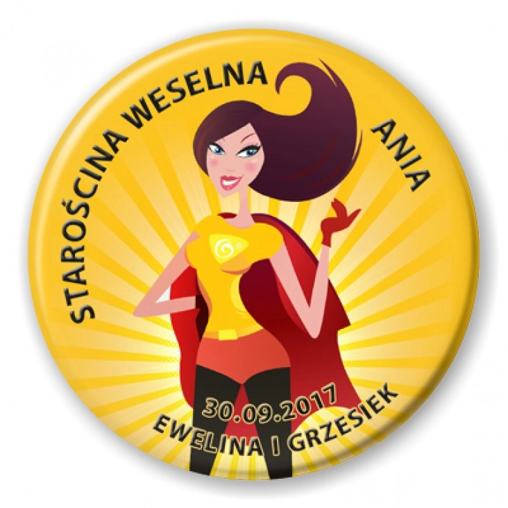 przypinka Starościna Weselna