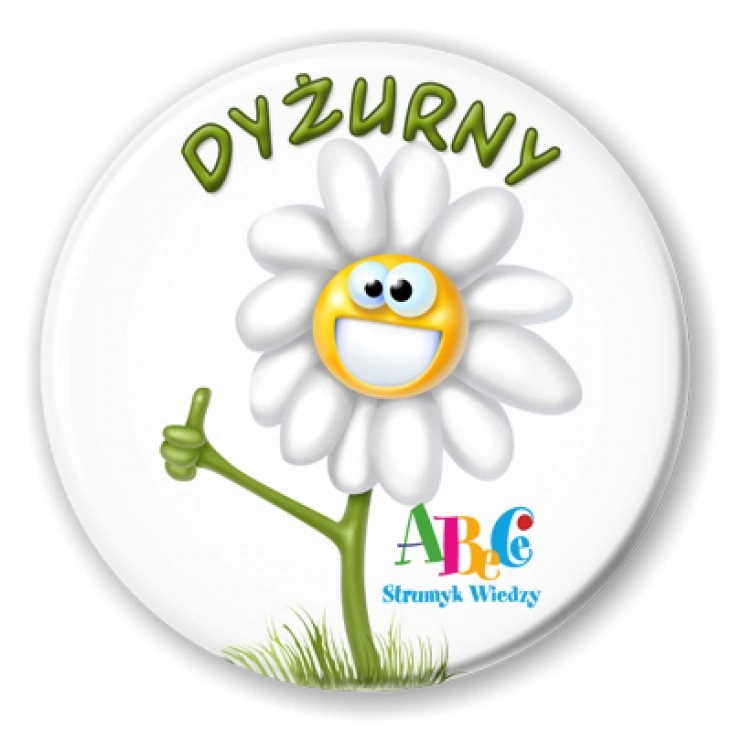 przypinka Strumyk wiedzy - dyżurny