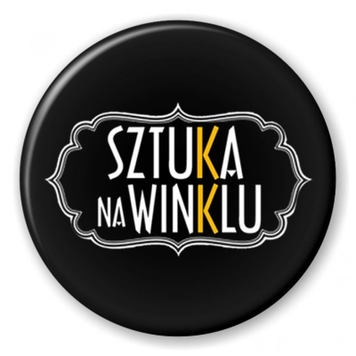 przypinka Sztuka na winklu