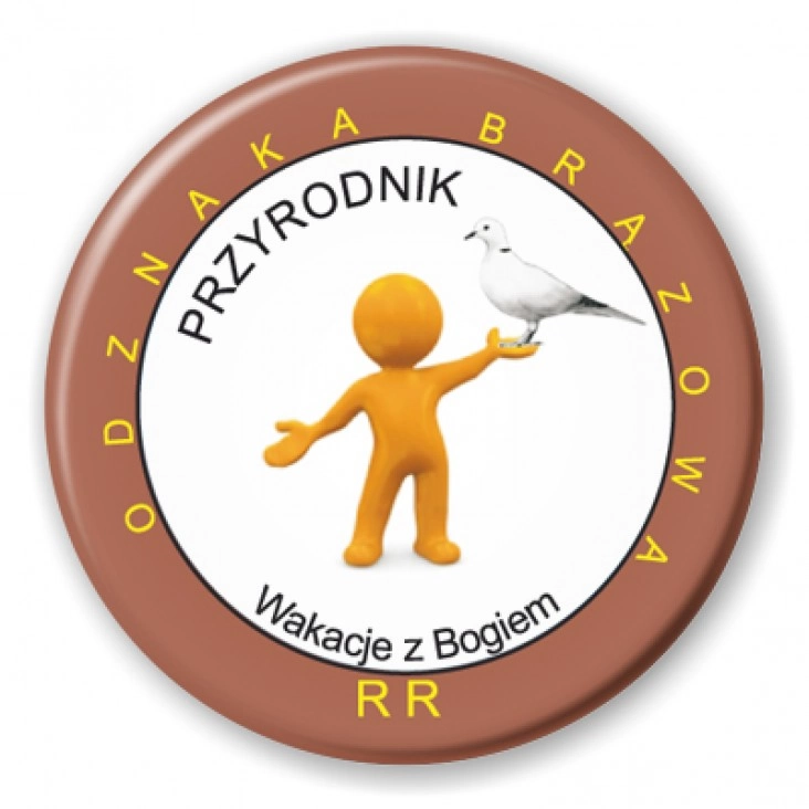 przypinka Wakacje z Bogiem - Przyrodnik