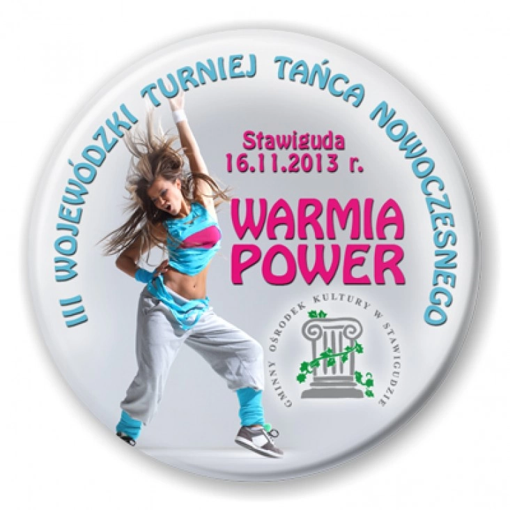 przypinka Warmia Power 2013
