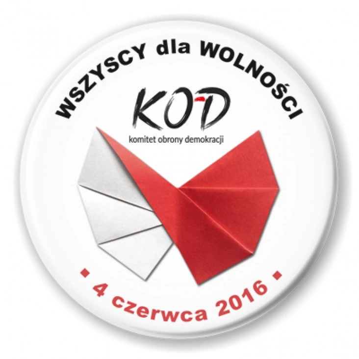 przypinka Wszyscy dla wolności