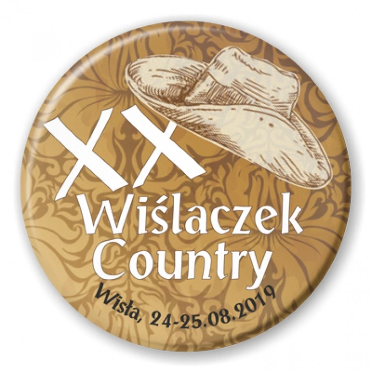 przypinka XX Wiślaczek Country