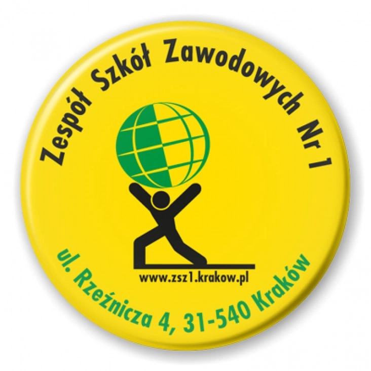 przypinka Zespół Szkół Zawodowych nr 1