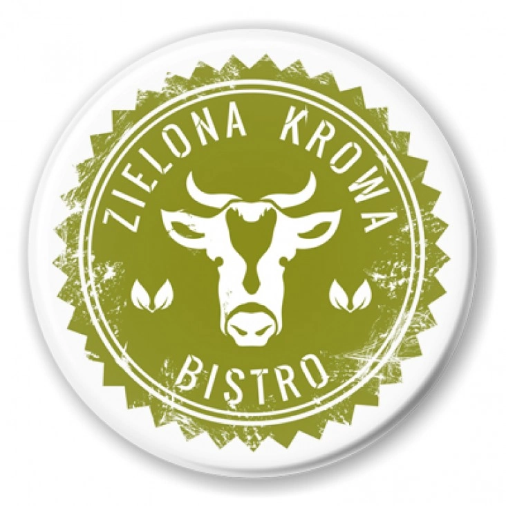przypinka Zielona Krowa