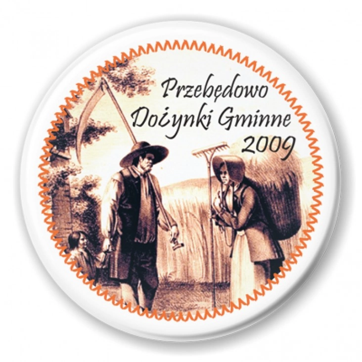 przypinka Dożynki Gminne Przebędowo