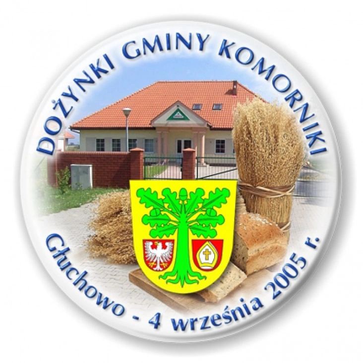 przypinka Dożynki Gminy Komorniki 2005