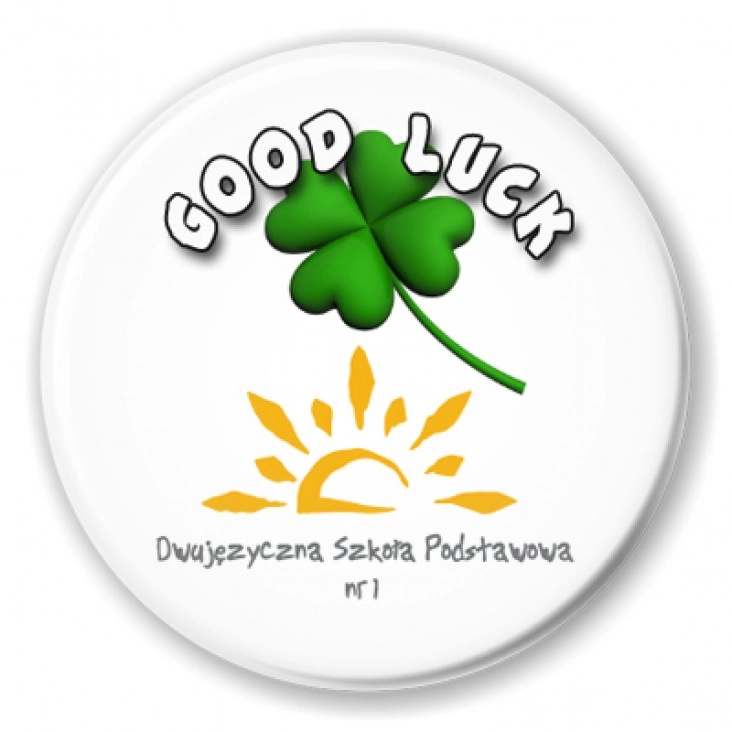 przypinka Good Luck