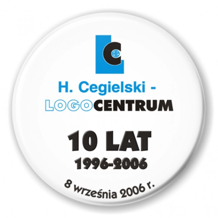 przypinka H. Cegielski - LOGO CENTRUM 