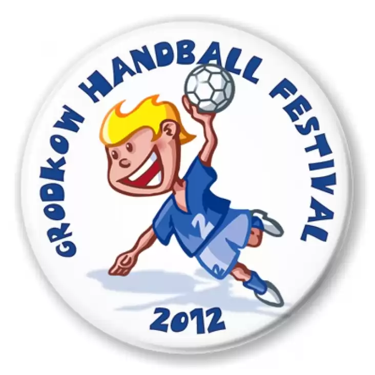 przypinka Handball Festiwal 2012